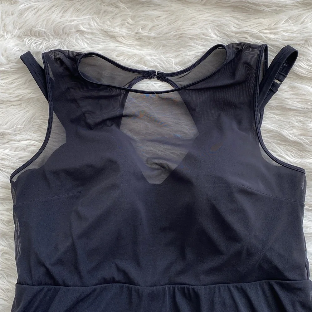 Torrid | DD Underwire Long Mesh Overlay Swim Dress
